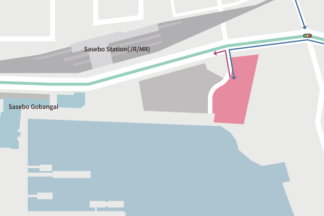 Shin minato parking lotマップ