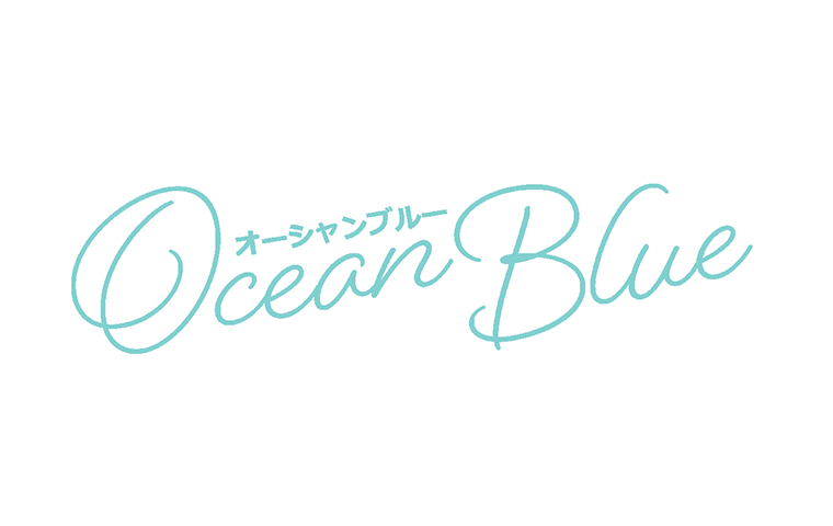 ロゴ：Ocean blue