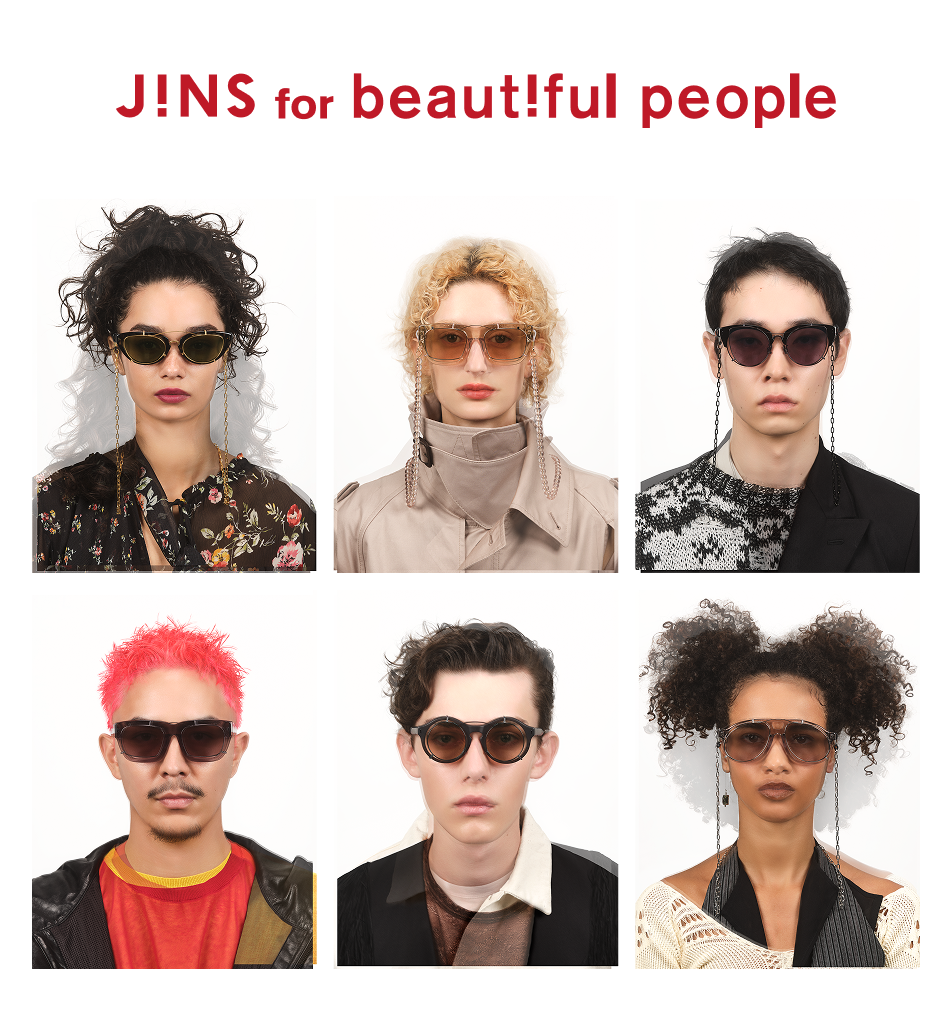 JINS for beautiful people「over engineering sunglasses」