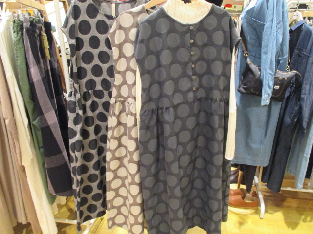 SALE☆ドット柄OP