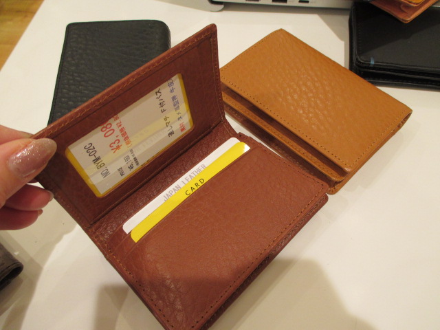 日本製☆牛革名刺入れ