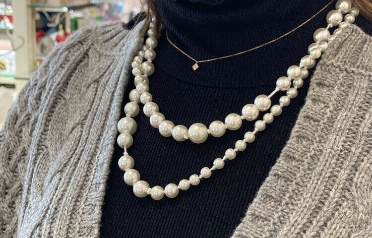 パールアクセサリー入荷